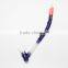 Semi dry diving best snorkel with importing silicone scuba diving snorkel