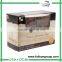 Rectangular paper card mini packaging box with window