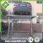 hydraulic lifting two post two level automated vertical underground garage tilting parking lift