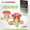 Sanrong Air Conditioner Threaded Shut Off Valve, Welded Brass Stop Valve, Two Way Refrigeration Valve