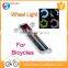 New hot LED light wheel road bike, spoke colorful lighting for mountain bike