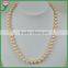 Chinese sale by bulk button natural freshwater raw pearls necklace strand