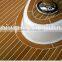 Synthetic teak pvc soft flooring for yacht,boat,pontoon Size:190X5MM