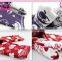fashion horse pattern knitted red tube pantyhose for children