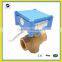 CWX-10B 2 way motor control brass valve for electric control DC12V 24V