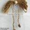 Handmade Artificial Flowers Burlap Butterfly With Polyfaom Balls Christmas Decorations Ornament