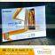 Flexible frameless advertising light box outdoor with snap open aluminum cover frame