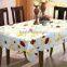 beautiful Square flower printed vinyl tablecloth,water proof table cloth