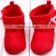 Winter children christmas red bow boots high quality soft sole new model toddler girls boots