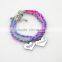 Best Friend Jewelry Colorful Wire Rope Silver Heart Friendship Bracelets