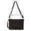latest stylish design casual rhombic texture PU leather women black small crossbody bag