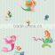 import mermaid kids vinyl wallpaper price
