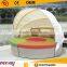 Elegant europe standard great waterproof outdoor daybed canopy on promotional