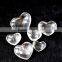 small natural rock clear crystal hearts shape quartz stone for gift