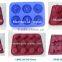 Hot Sale !! Blue Color Rose Shape 6 Cups Silicone Cake Mould Silicon Bakeware