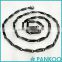 Wholesale Fashion black-color Stainless Steel retro punk Titanium Necklace Chain for Men and women