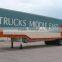 40-60ton 3 Axle Low Flatbed Truck Semi Trailer