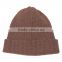 ribbed wool knit hats beanie/mens wool knitted hat/custom free knitting pattern hat beanie