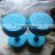 rubber fixed dumbbell/rubber coated hex dumbbell/gym equipment accessories/fitness accessories