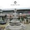 elegant stone marble carving horse water fountain
