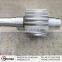 Custom forging industrial assembled gear shaft