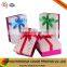 Packaging Box Design Paper Decorative Gift Box Glitter Cardboard Box with Ribbon