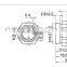 insert key for power switch,ignition switch key,magnetic key switch,key lock switch