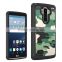Low price china mobile phone 2 in 1 Armor Army Camouflage Hybrid Case for lg g stylo g4 stylus case made in china
