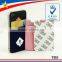 sticker card pocket in the back of mobile phone