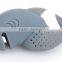 lovely shark silicone tea strainer tea filter tea infuser portable tea tools kitchen accessories
