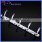 Zinc alloy material white ceramic bathroom accessory robe hook