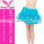 Multi Color Ruffled Fluffy Tutu Skir twith led light For Adult