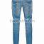 Blue Colour and Washed Style Denim Jean