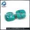 Green cushion shape machine cut cabochon synthetic turquoise bead
