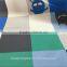 cute cartoon plaid print taslan fabric for kids