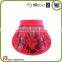 beautiful lace pvc sun visor hat custom plastic UV cap for lovely lady