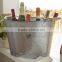 Wholesale high quality oval metal drink tub