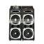 10 inch high power active stage or theatre or bluetooth professional speaker with wireless microphone and Led light YY-107