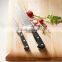 CK-6003 Double set kitchen ceramic knife with steel simple design chef knife set