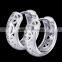 Rellecona Unisex Jewelry Hoop Earring 18k Gold Plated Jewelry Easy Style
