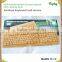 Factory supply Bamboo keyboard with bamboo mouse