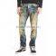 Biker Jeans Blue Denim jeans pantalon (LOTK046)