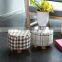 100% bamboo natural round wood stool