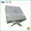 Custom logo rigid cardboard box with drawer/fantastic rigid box with ribbon