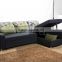 Multifunctional Fabric Corner Sofa Bed with storage for Wholesales