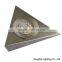 2.4W 12V Triangle surface mounted cabinet led cabinet light
