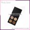 4 colors cosmetic concealer and makeup brush combination