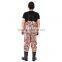 camo water proof pvc coated chest high fishing waders with wide applications for Angler or hunters