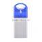 Portable bule and white color 20ml credit card sprayer bottle