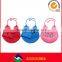 FDA Food Grade Silicone Rubber Washable Baby Bib with Infant Feeding Food Pocket